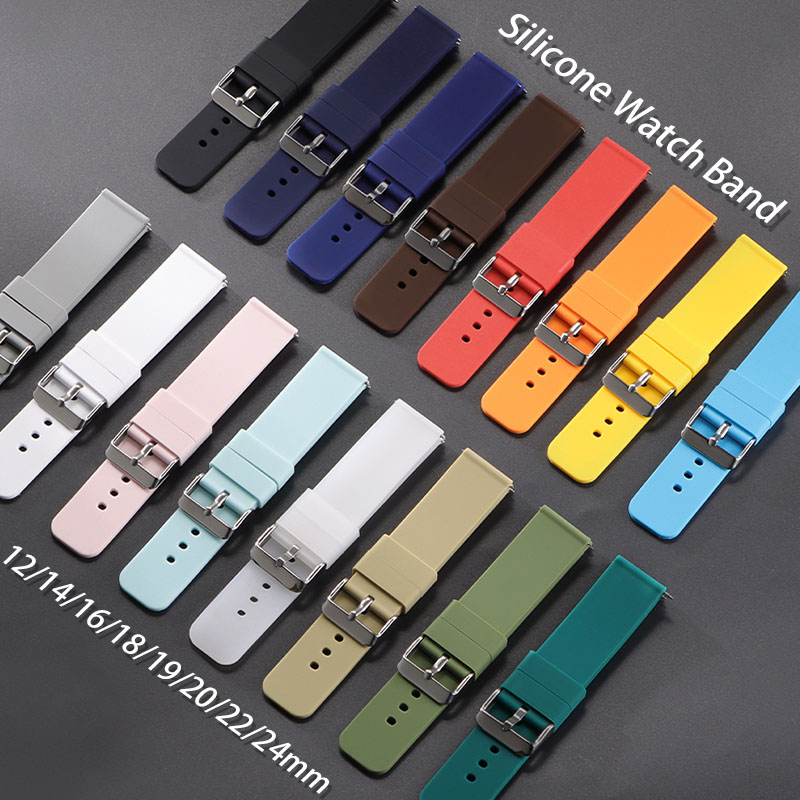 Canvas Strap Watch - Силиконовый ремешок 12 мм, 14 мм,