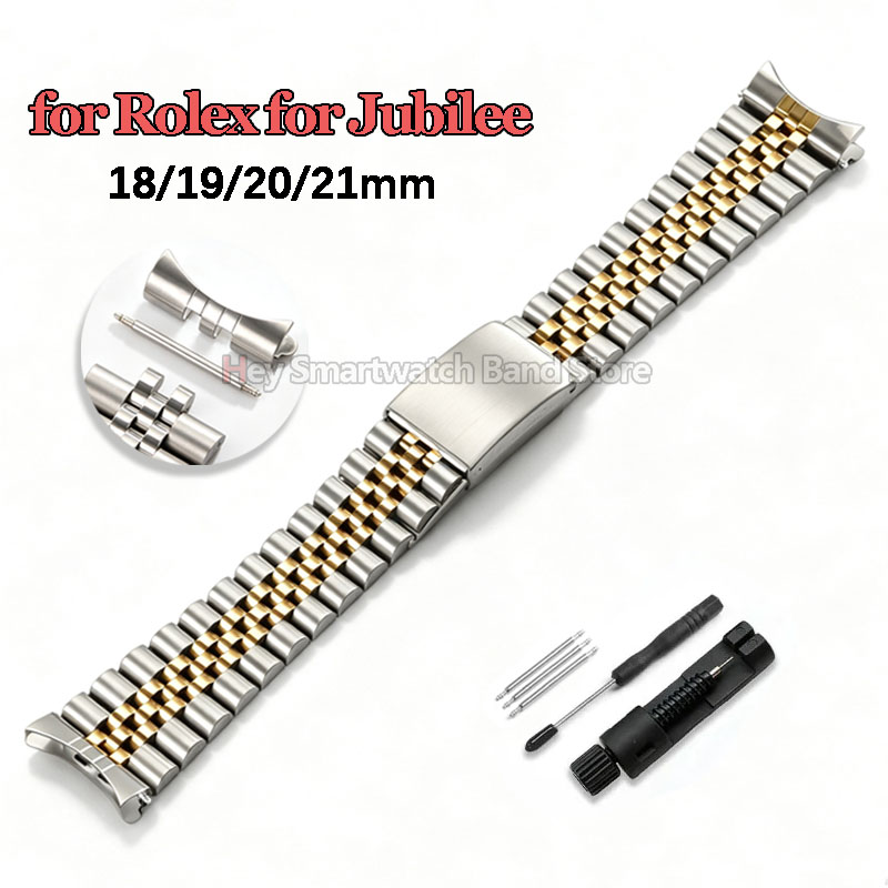 Rolex Watch Datejust - Изогнутый ремешок для часов Rolex DATEJUST,