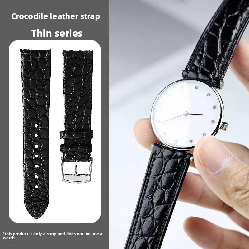 Cartier Watch Tank - Ультратонкий ремешок из мягкой крокодиловой кожи