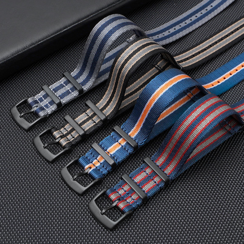 Тканый нейлоновый ремешок 18 м – обзор и цена Canvas Strap Watch