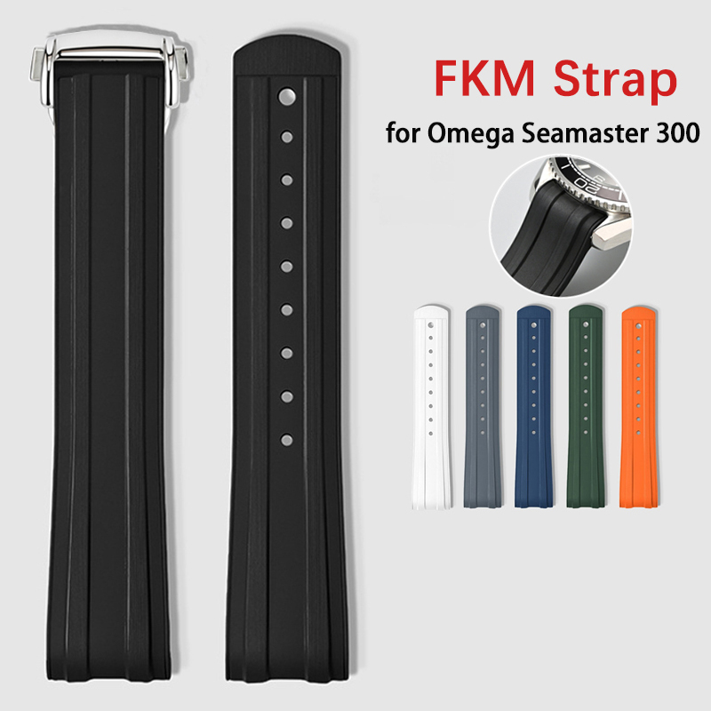 Ремешок для часов из фторкаучу – обзор и цена Omega Watch Seamaster