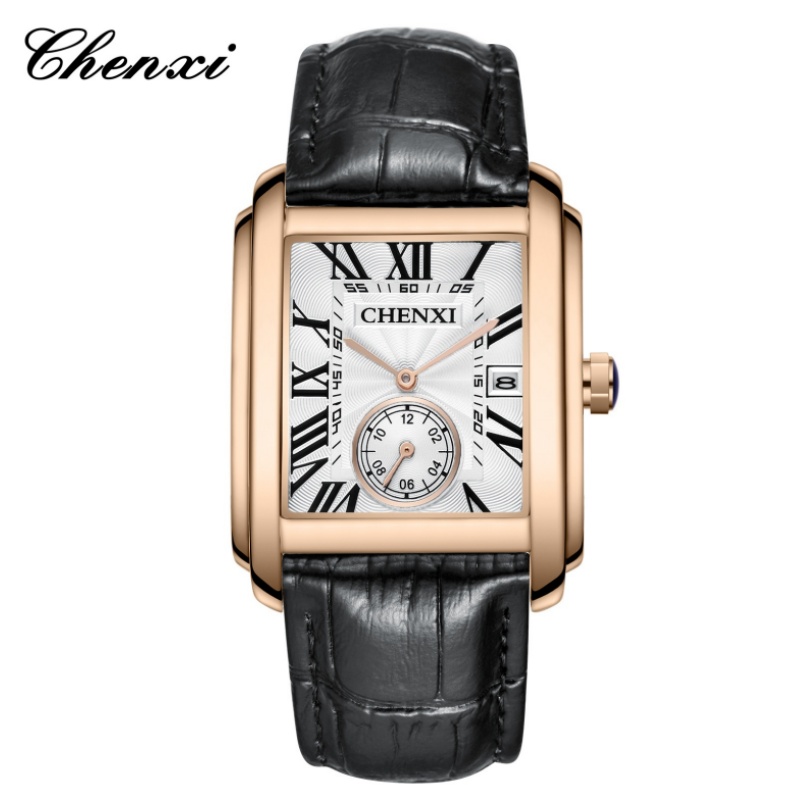 CHENXI 8216, модные классическ – обзор и цена Leather Watch Band Men