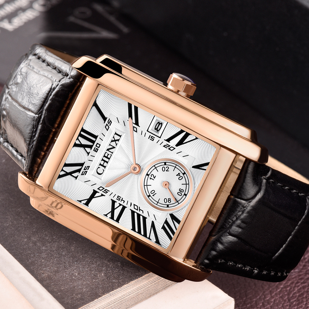 CHENXI 8216, модные классическ – обзор и цена Leather Watch Band Men