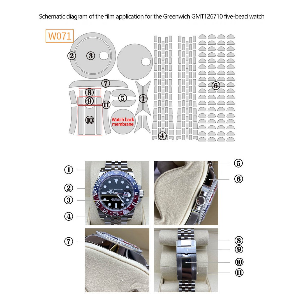 Защитная пленка для Rolex GMT- – обзор и цена Rolex Watch Daytona
