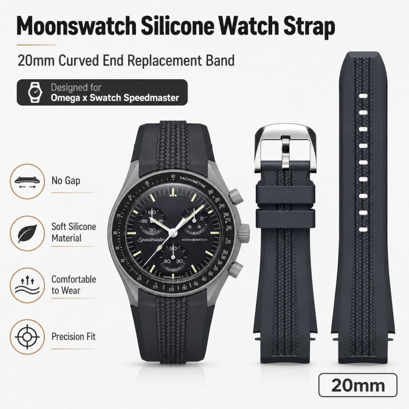 Силиконовый ремешок для часов  – обзор и цена Omega Watch Seamaster