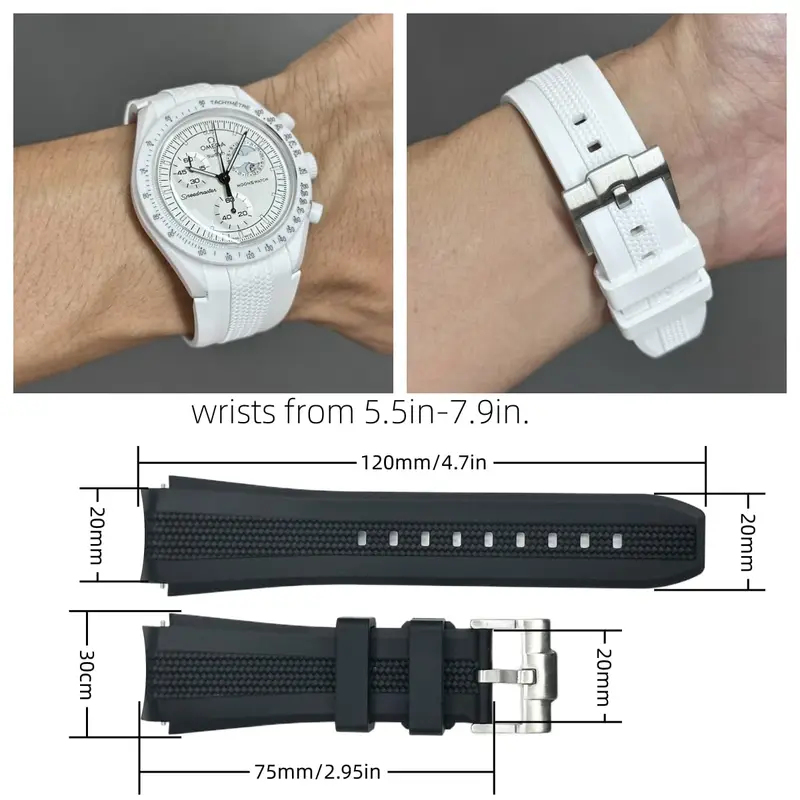 Силиконовый ремешок для часов  – обзор и цена Omega Watch Seamaster